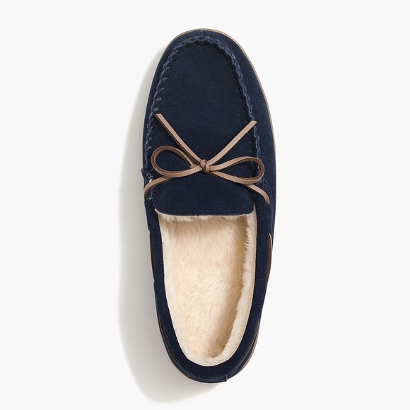 JCrew Slipper Faux shearling moccasin - Picture 3 of 7
